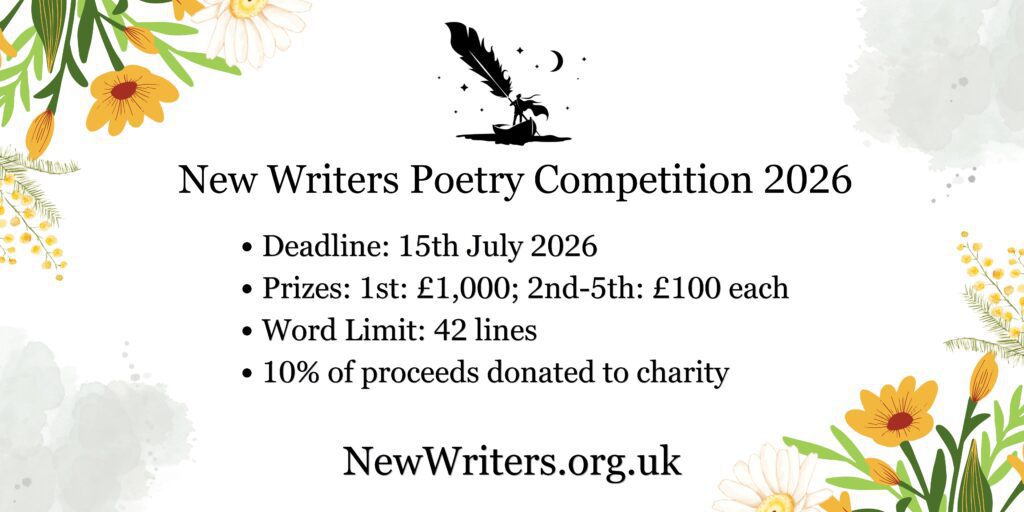 New Writers Poetry Competition 2026